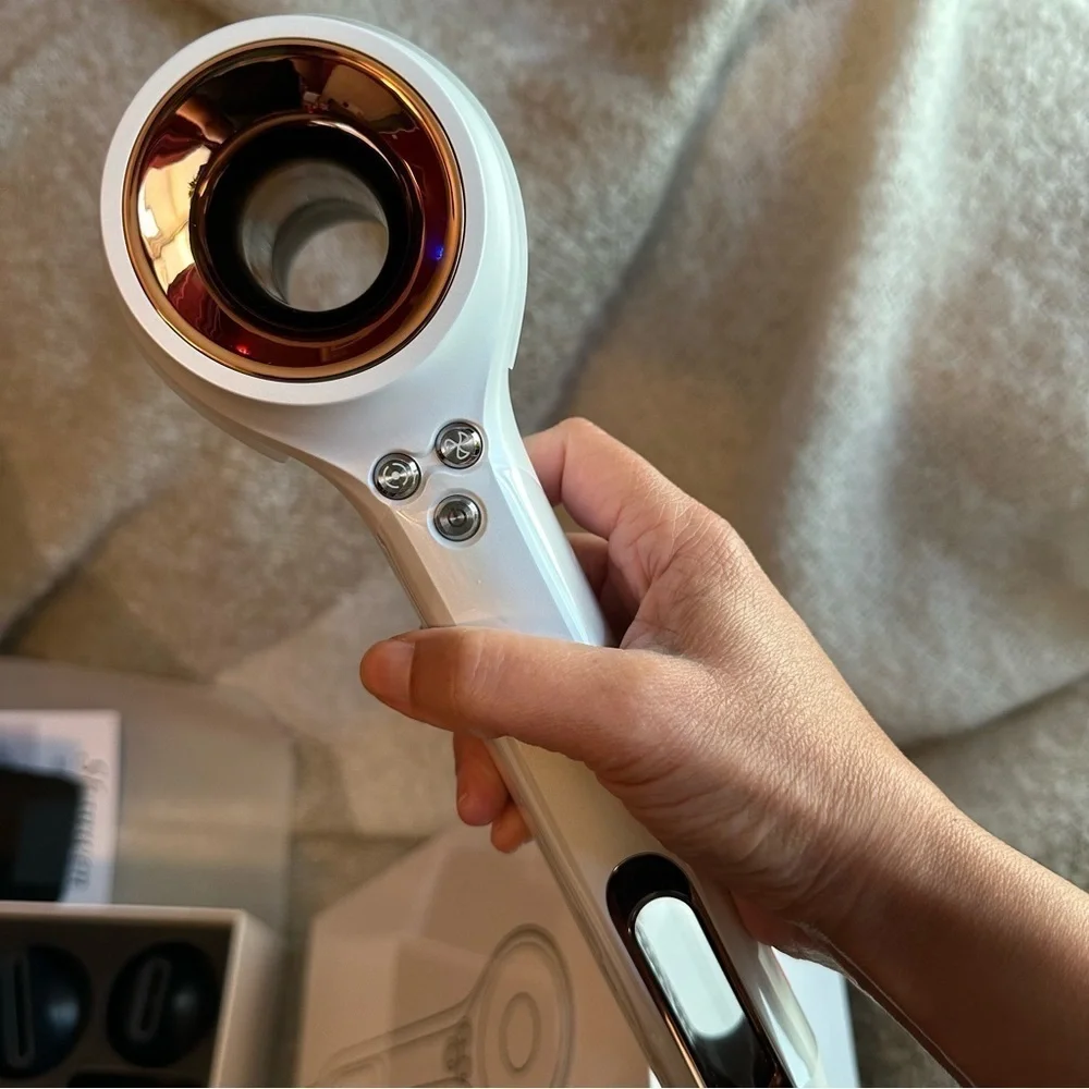 Pearl White Brushless High Speed Hair Dryer 110,000RPM Lightweight‎ #A19